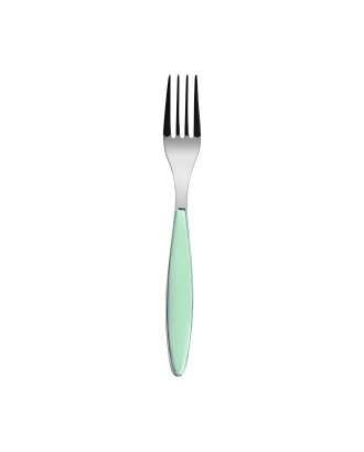 Furculita din otel inoxidabil si acril, verde menta, Feeling - GUZZINI